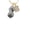 S, variant on Pair of Dice - K - Gold Tone Crystal Initial Sophia Necklace, 18"+1"