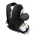 thumbnail image 6 of erfcxs 50L Large Capacity Men's Duffel Bag Travel Backpack Separate Shoe Compartment Outdoor Luggage Bag Mountaineering Bag Rainproof Durable, 6 of 9