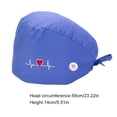 thumbnail image 5 of Paquete De 4 Gorros De Trabajo Para Enfermera, Servicio Prolongado, Color Puro, Botón Pulido Opaco, Gorros De Trabajo Multifuncionales Unisex, Uniformes De Trabajo Yuarrent AP008643-05, 5 of 5