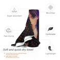 thumbnail image 3 of Toalla de playa Wednesday Addams, suave, de secado rápido, resistente a la arena, para piscina, yoga, gimnasio, camping, toallas de baño ligeras, regalo para niños, niñas, niños y adultos, 27,5 x 55, 3 of 8