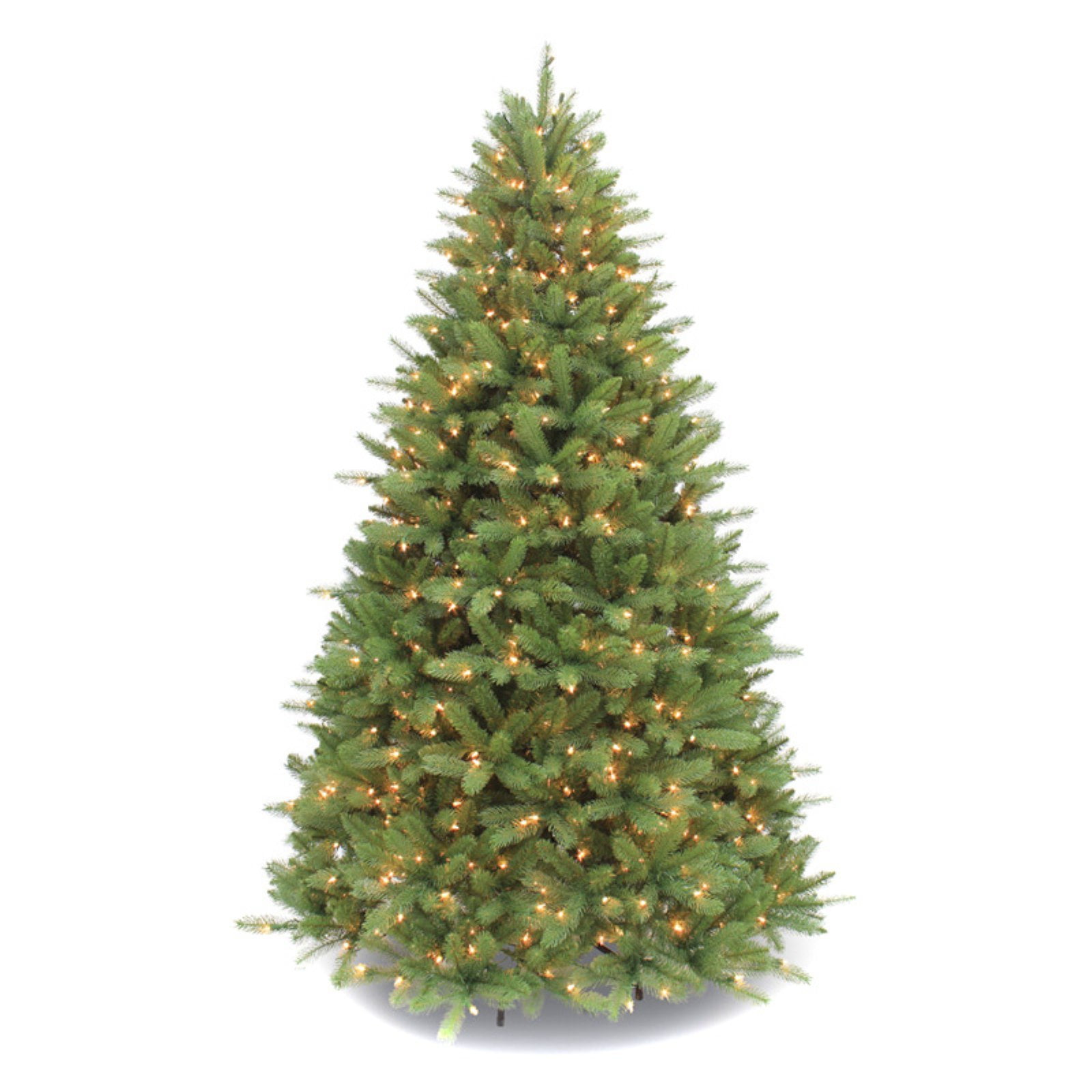 Puleo International Douglas Fir Clear Pre-lit Full Christmas Tree ...