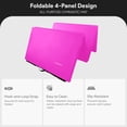 thumbnail image 4 of BalanceFrom All Purpose 4'x10'x2" Extra Thick High Density Anti Tear Gymnastics Gym Folding Exercise Aerobics Mats, Pink, 4 of 13