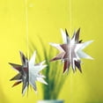 thumbnail image 5 of Cheerland Blue Silver Star Party Decoration Glitter 3D Star Garland, 5 of 6