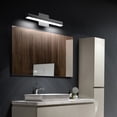 thumbnail image 4 of TWCE - 40cm L&aacute;mpara LED de tocador, 8W 6000K Aplique de ba&ntilde;o, l&aacute;mparas negro modernas para ba&ntilde;o para gabinetes Tocador, 4 of 7