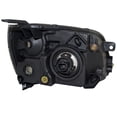 thumbnail image 2 of Brock Replacement Drivers Halogen Headlight Headlamp Lens with Chrome Bezel Compatible with 04-09 Glant MN161851, 2 of 3