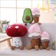 thumbnail image 3 of Lindo hongo de peluche Kawaii sonrisa muñeca hongo peluche animales de peluche almohada regalos para niños rojo JM, 3 of 5