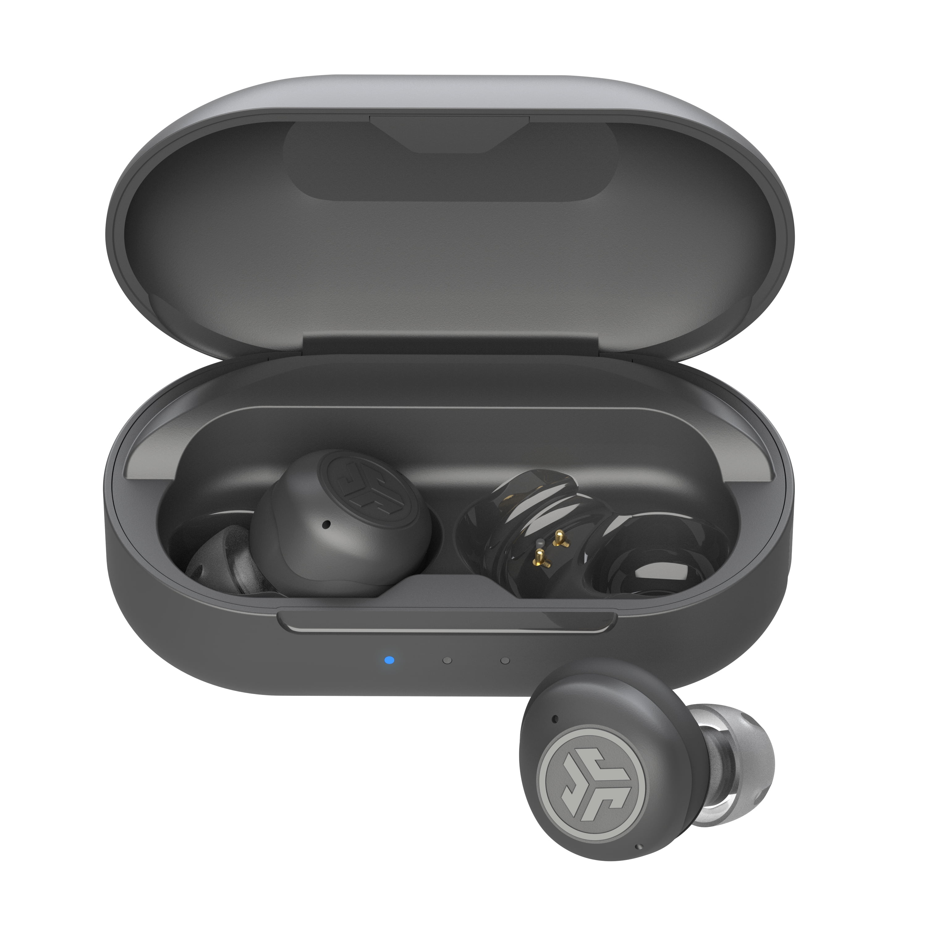 JLab Hear OTC Hearing Aid & Wireless Earbuds with Bluetooth 5.3, Android/iOS, Graphite