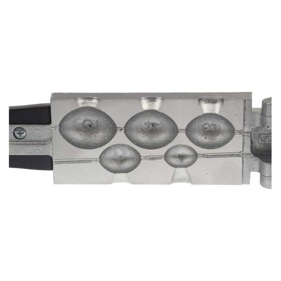 Do-it Egg Sinker Mold EG-5-LA, Gray, 1 oz, 2 oz, 3 oz, 4 oz, 5oz (1173)