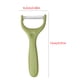 thumbnail image 2 of Pelador Manual de verduras Wosthever acero inoxidable PP Verde, 2 of 6