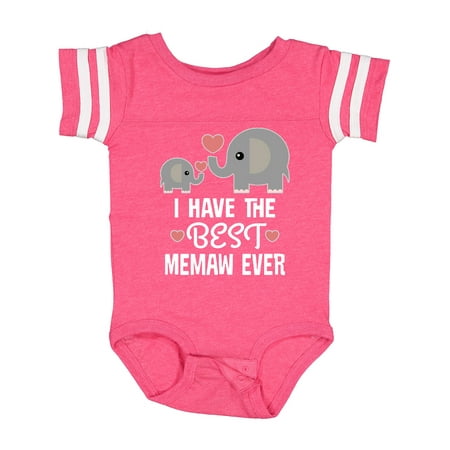 

Inktastic Best Memaw Ever Grandchild Gift Baby Boy or Baby Girl Bodysuit