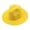 Yellow, variant on Womens Sun Hat Minimalist Stylish Broad-Brimmed Hat Solid Shade-Giving Summer Fashion Cap Yellow One Size