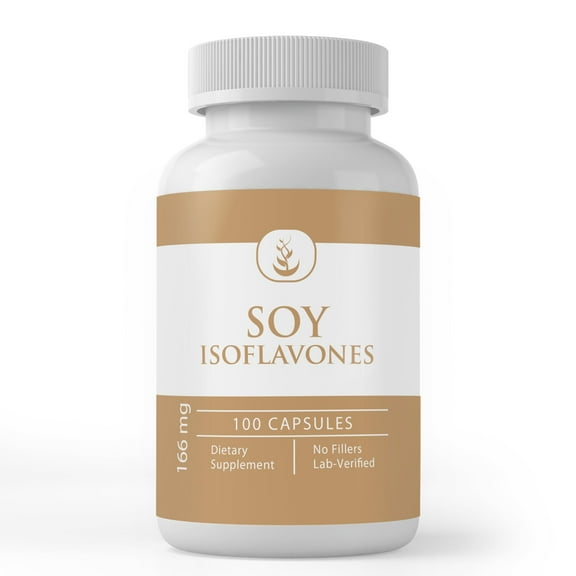 Pure Original Ingredients Soy Isoflavones, 100 Capsules Always Pure, No Additives or Fillers, Lab Verified