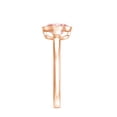 thumbnail image 2 of Rosec Jewels Certified Lab Grown Pink Diamond Engagement Ring 1 Ct - Bezel Set Pink Diamond Ring - Fancy Pink Color VVS Clarity, 10K Rose Gold, US 4.00, 2 of 7