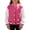 Hot Pink, variant on Girls Baseball Jacket Color Blocking Snap Button Long Sleeve Coat Spring Autumn Comfortable Preppy Outwear