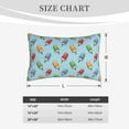 thumbnail image 4 of Fuzoiu Modern Ice Cream Print Fuzzy Pillowcases, Super Soft Pillow Case Cover with Zipper for Bedroom, Sofa, Couch,Cozy Pillow Shams for All Seasons-14"x20", 4 of 6