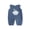 Blue, variant on RUINIXCW Baby Boy Birthday Romper Sleeveless Round Neck Cupcake Embroidery Jumpsuit Newborn Playsuit