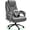 Grey, variant on Ergonomic Computer Task Chair--Big and Tall Office Chair 500LBS Thick Padded Wide Seat High Back Executive Leather Chair Adjustable Task Chair Lumbar Back, Heavy Duty Office Desk Chairs(Black)