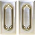 thumbnail image 2 of Johnson Hardware Rectangular Flush Pocket Door Pull - 1 Each, 2 of 2
