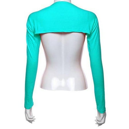 

ZYK Women Solid Cotton Stretch One Piece Shoulder Sleeve Sun Protection Arm Cover