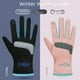 thumbnail image 2 of Guantes de montar para hombre de otoño e invierno, guantes antidesgaste y de terciopelo, guantes deportivos, guantes para mujer resistentes al frío y a las salpicaduras de agua, con pantalla táctil, 2 of 6