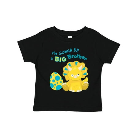 

Inktastic I m Gonna Be a Brother-dino Gift Toddler Boy Girl T-Shirt