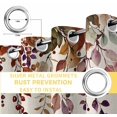 thumbnail image 4 of Fsddascl Fall Leaves Blackout Curtains for Bedroom/Living Room, Thermal Insulated Kitchen Curtains, Vintage Rustic Watercolor Leaf Plants Grommet Darkening Window Treatment Drapes 42"x84"x2, 4 of 6