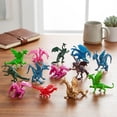 thumbnail image 5 of Mini Dragon Toy Figures - (Pack of 36) 2 Inch Plastic Rubbery Dragon Figurines in Assorted Colors and Styles - Kids Toys for Birthday Party Favors, Decorations, Cupcake Toppers and Piñatas, 5 of 9