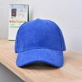 thumbnail image 3 of CoCopeaunts New Baseball Cap for Women and Men Corduroy Baseball Cap Unisex Vintage Baseball Hat Men Outdoor Adjustable Hip Hop Snapback Hat, 3 of 6