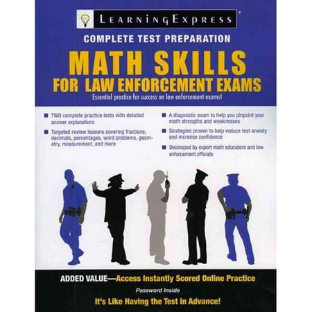 Math Skills For Law Enforcement Exams Walmart Com