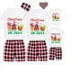 thumbnail image 3 of Pijamas familiares a juego de Navidad, conjuntos de Pijamas cortos grises en julio, Verano, 3 of 3