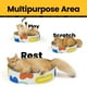 thumbnail image 5 of Bloc de rascar Cat Scratcher Cardboard Conlun 2 en 1 ovalado para gatos, 5 of 9