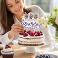 thumbnail image 7 of Cat Happy Birthday Cake Topper,Adorable Kitty Party Cake Pick Single Piece Dessert Decoration for Birthday Celebration, 7 of 7