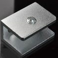 thumbnail image 3 of 4pcs Glass Clamp Bathroom Staircase Handrail Glass Fence Bracket Aluminum Alloy Flat Base, 3 of 9