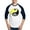 Blue/White, variant on CafePress - 8 Ball 9 Ball Yin Yang Baseball Jersey - Cotton Baseball Jersey, 3/4 Raglan Sleeve Shirt
