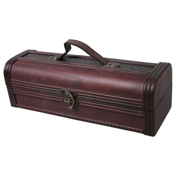 Practical Sturdy Wood Wine Box Portable Accessory for Celebratory Event