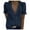 Navy-09, variant on Mittory Womens Plus Size Lace Crochet V Neck Boho Shirts Casual Loose Short Sleeve Chiffon Blouses Tops