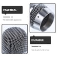 thumbnail image 3 of BESTYASH Silver Metal Microphone Replacement Grille 5x2in Round Shape for Mic Parts Simple Design 1Pack, 3 of 6