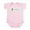Petal Pink, variant on CafePress - French Bulldog Gifts Infant Bodysuit - Baby Light Bodysuit, Size Newborn - 24 Months
