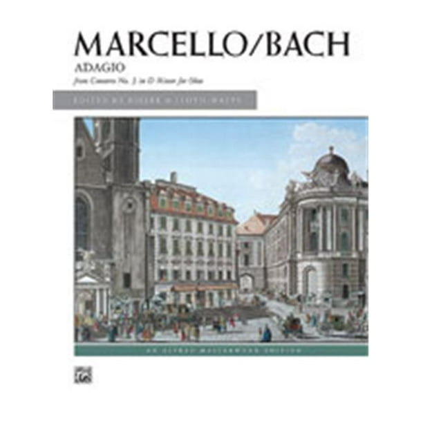 Alfred 00-3581 Adagio du Concerto No. 3 en Ré Mineur pour Hautbois - Livre de Musique
