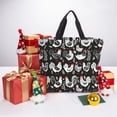 thumbnail image 5 of Lafuoo Laying Hens And Roosters Pattern Single Shoulder Convenience Bag, Large Capacity Zippered Handbag for Shopping, Unisex-One Size, 5 of 7