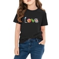 thumbnail image 5 of Agkizg Girls Graphic Tees,Kids Valentine's Day T-Shirt,Valentine's Day Top for Girls Modern Print Short Sleeve Blouse Fashion Holiday for Preteens Teens, 5 of 5