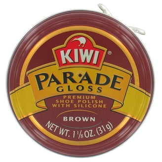KIWI, Paste Polish, 1.125 oz, Tan for Leather Shoes and Boots
