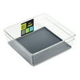 thumbnail image 2 of Smart Design Plastic Drawer Organizer - 6 x 6 inch - Gray, 2 of 9
