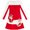 Red, variant on Girls Dress Red Christmas Stockings Xmas Candy Canes Year 5