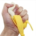 thumbnail image 3 of Super Stretchy Banana, Squishy Banana Fidget Stress Relief Toy for Kid and Adults. Super Soft Stress Relief Banana Party Favors, 3 of 5