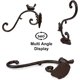 thumbnail image 4 of 10in Vintage Rustic Cast Iron Key Rack Wall Hanger - Coat Hooks Wall Hanger Clothes Rack Set Heavy Duty Recycled, 4 of 5