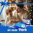 thumbnail image 6 of Wearable Blanket Hoodie for Papa, Birthday Blankets Gifts from Grandkids, Soft Cozy Blue Throw Papa Blankets for Christmas Father''s Day, 6 of 6