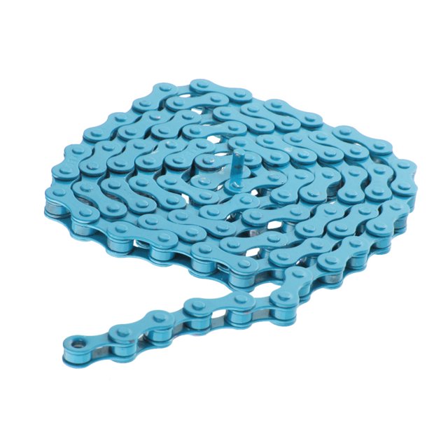 Single Speed Steel Chain 1/2 X 1/8 BMX Track Fixie Bike Bicycle Chain Blue