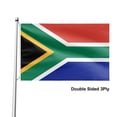 thumbnail image 3 of Livetty Double Sided 3 layers Flags 4x6 Ft South Africa Flags Banner for Yard Decoration Garden Display For World Soccer Play, 3 of 7