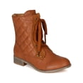 thumbnail image 1 of Nature Breeze Pisa-01 New Women Leatherette Quilted Lace Up Combat Boot, 1 of 5